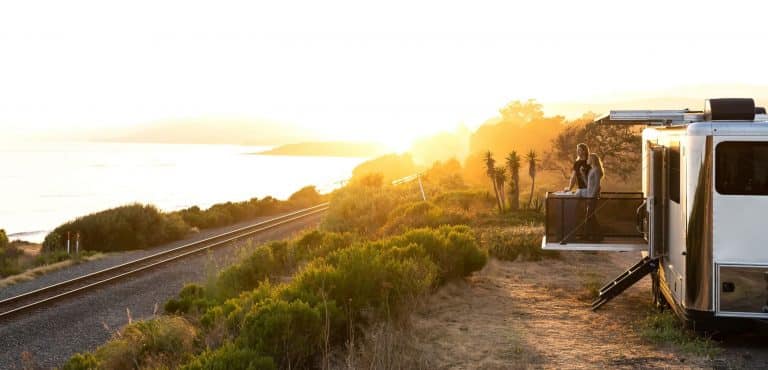 This Solar-Powered Luxury RV Has A Balcony & Can Charge Your Tesla!