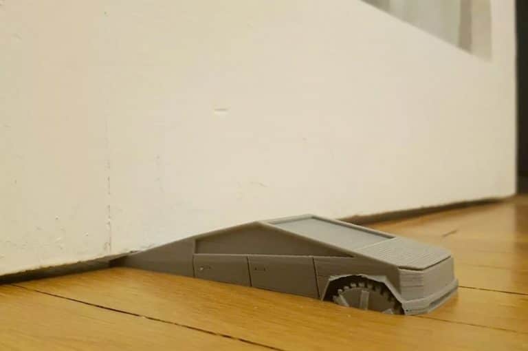 Maybe you need a Tesla Cybertruck door stop in your life