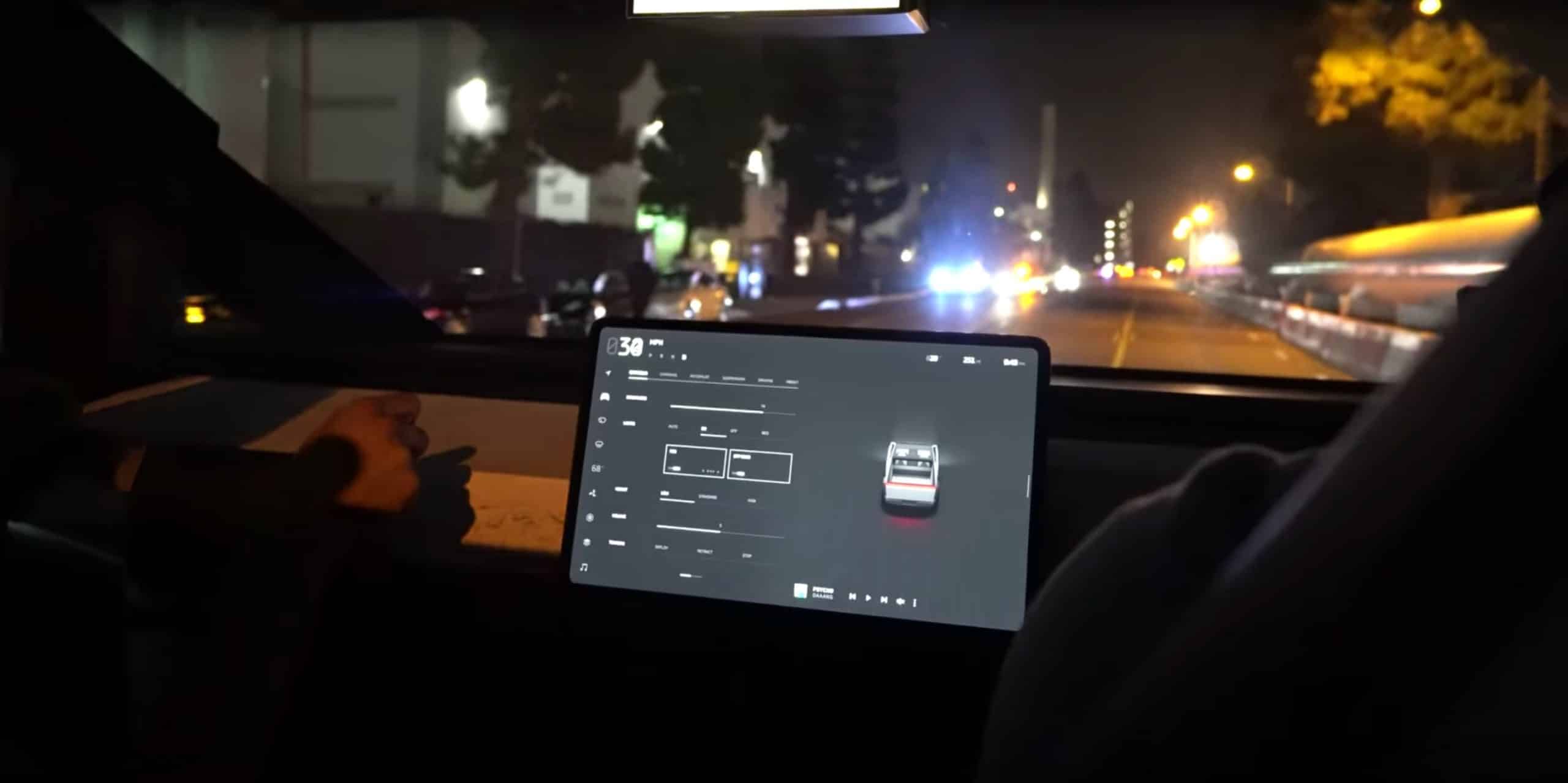 Tesla teases Multiple Display option Configurable touchscreen layout