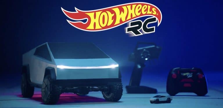 Tesla Cybertruck Hot Wheels RC Does Donuts and Jumps