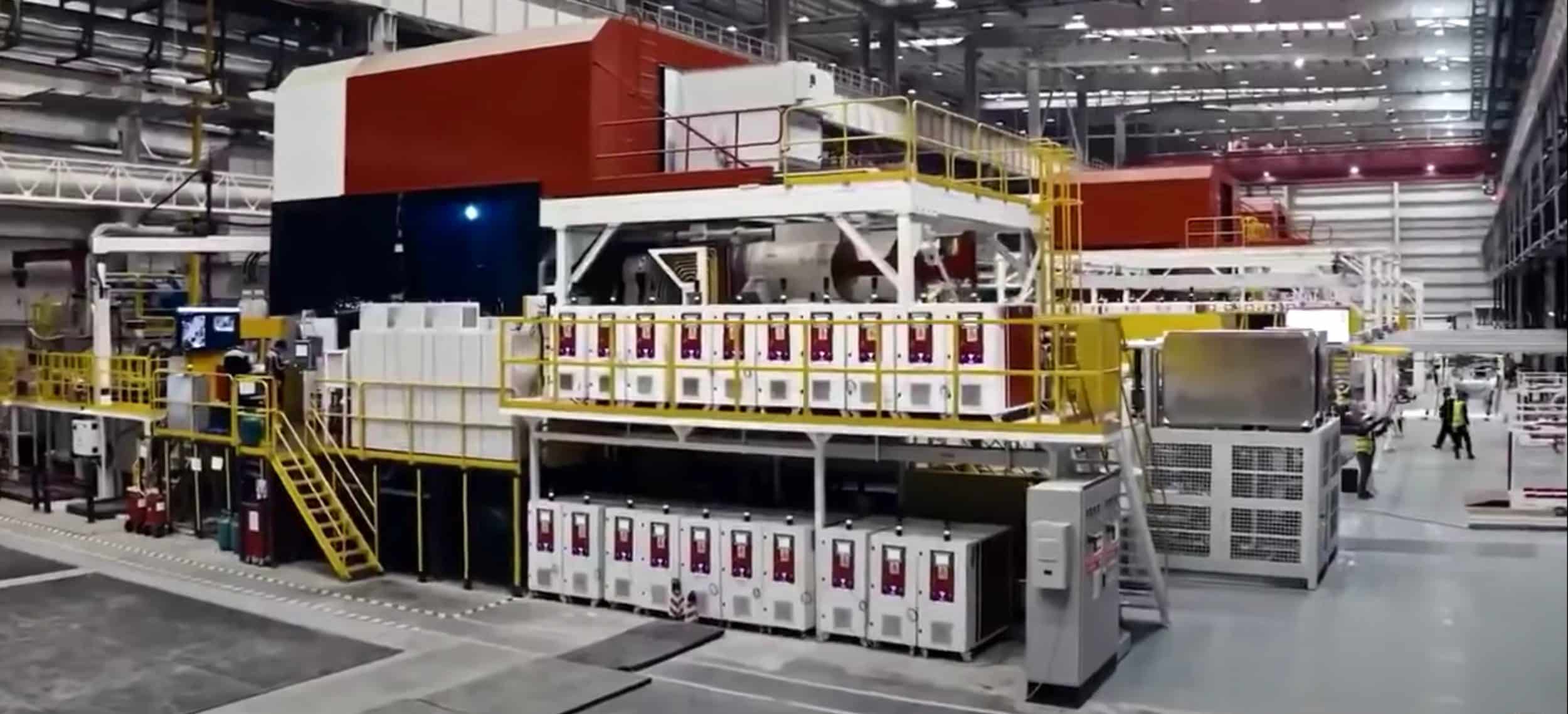 Tesla releases video of Giga Press in action producing giant single