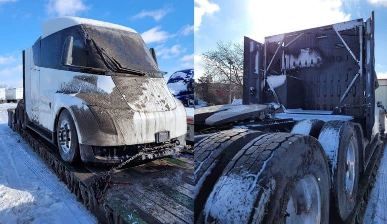 New Tesla Semi prototype spotted down and dirty in Chicago, IL