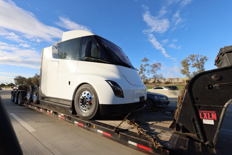 Elon Musk mentions battery cell supply affecting Tesla semi volume production
