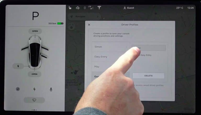 Tesla will send driver profiles to the cloud indicated by latest code