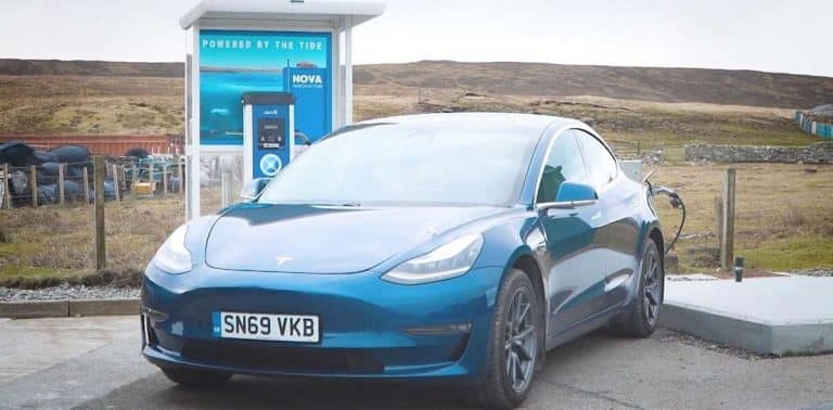 EGEB: EVs can now be charged by tidal power on this Scottish island
