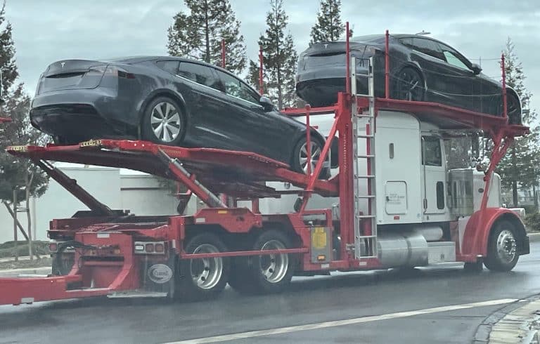 Tesla Model S refresh spotted leaving the Fremont Factory, hinting at quarter-end push
