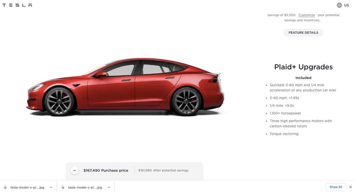 Tesla Model S Plaid+ Gets A $10,000 Price Increase – Ilovetesla.com