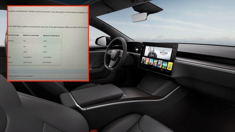 Tesla “MCU3” leak indicates AMD Ryzen SoC for overkill infotainment performance