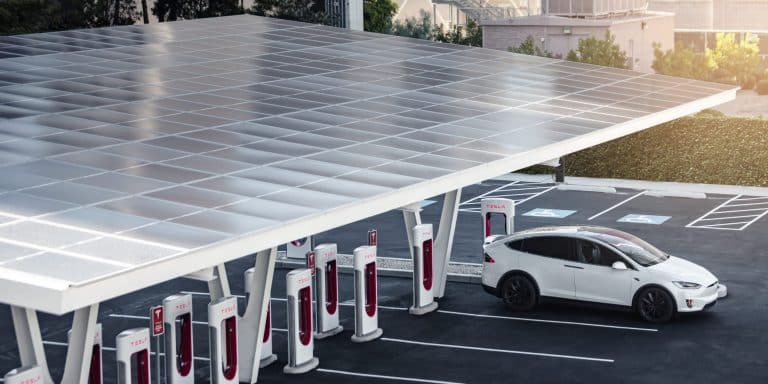 Tesla says it will power all Superchargers with renewable energy this year