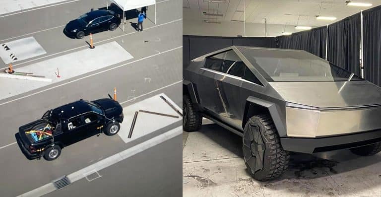 RAM TRX pickup spotted at Tesla’s Fremont factory in apparent Cybertruck benchmark tests