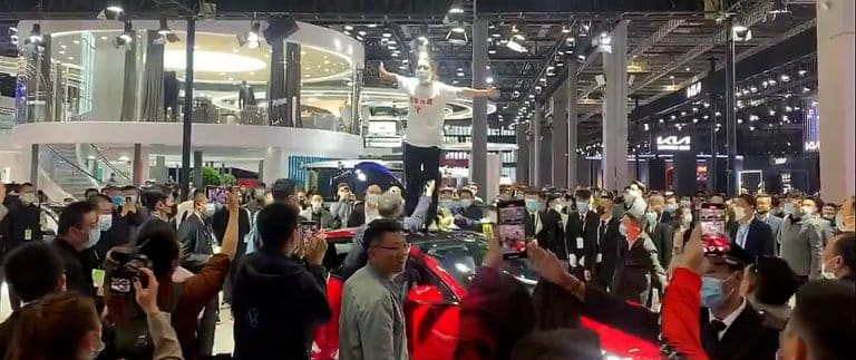 Tesla reveals data logs of Shanghai protestor’s crash, driver traveled well above speed limit