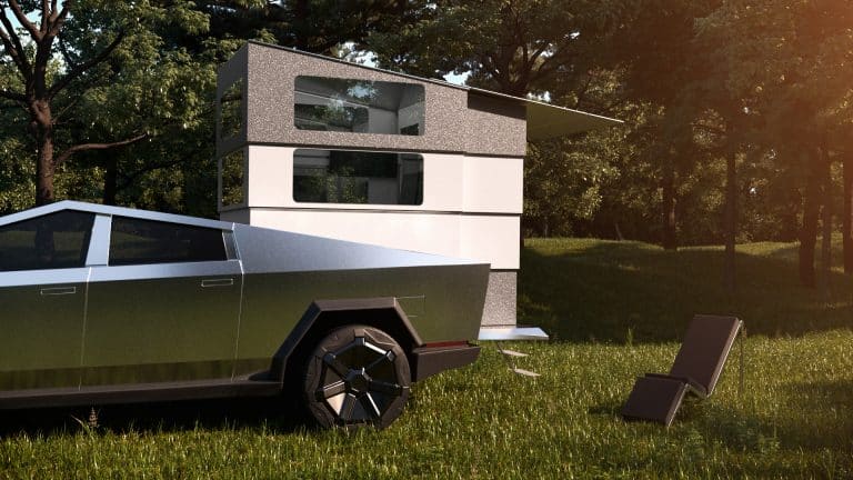 On the Shoulder of Giants: How the Tesla Cybertruck’s ambitious camper is willing itself into being
