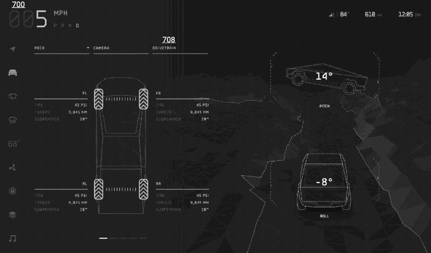 Tesla cybertruck чертеж