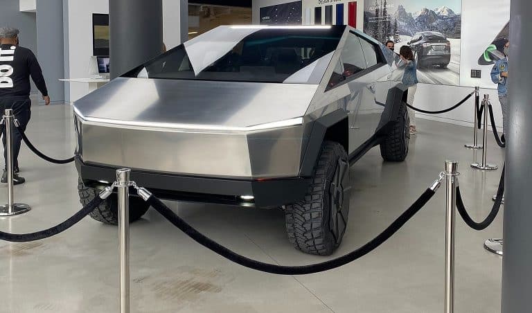 Tesla Cybertruck featured in NYC showroom ahead of Elon Musk’s SNL appearance