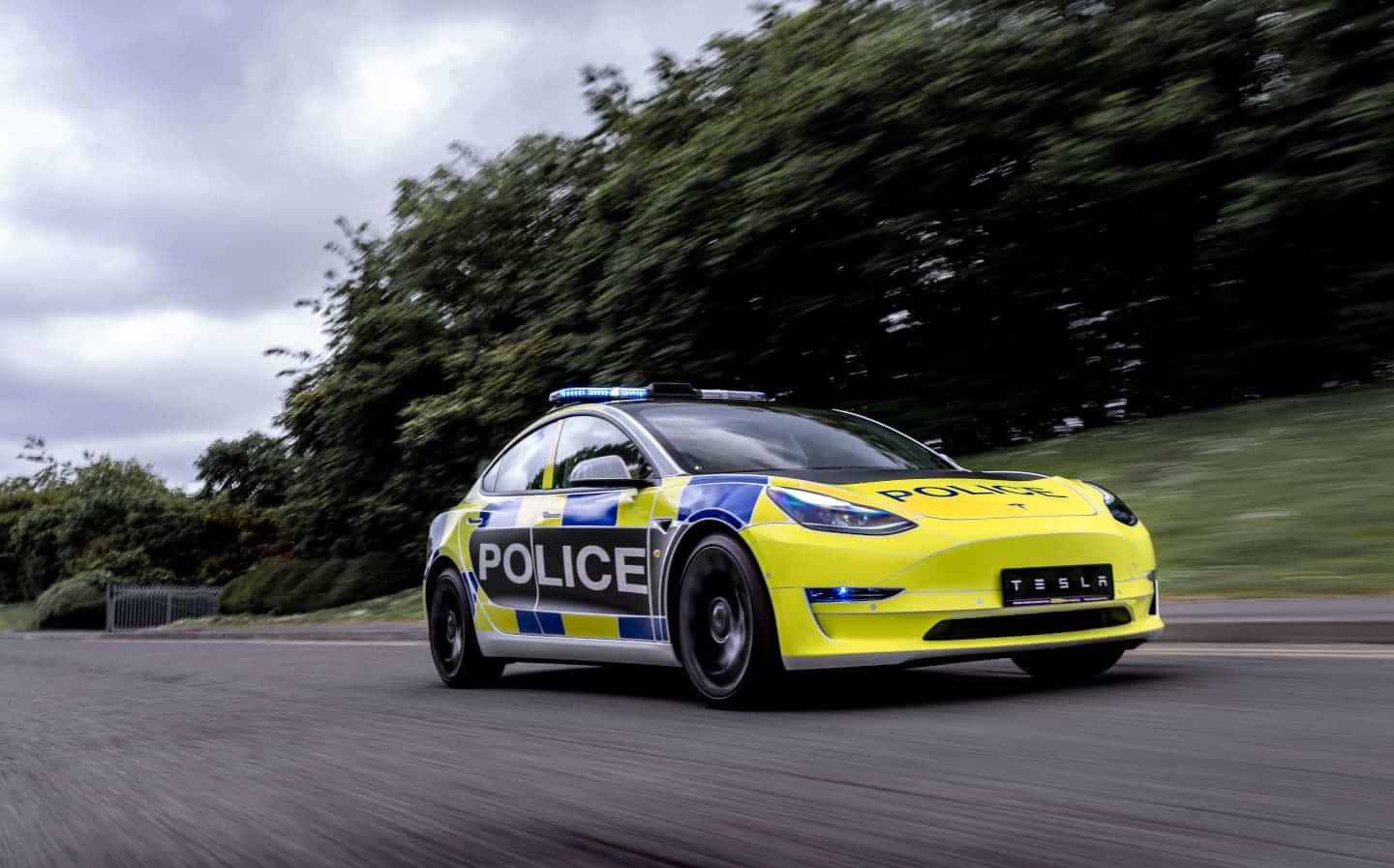 Tesla Adapted Model 3 For UK Emergency Services — Police, Fire