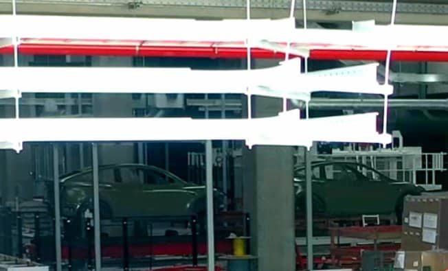 First Tesla Model Y primed bodies spotted in Giga Berlin’s paint shop