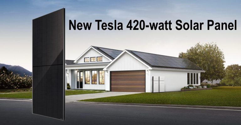 Tesla launches new 420-watt solar panel, setting ‘high’ mark