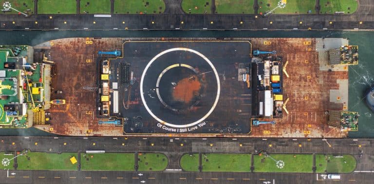 SpaceX drone ship completes 5000-mile journey from Florida to California