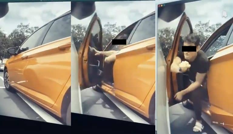 Florida man attacks Tesla Model 3 with conviction in strange incident — police now involved