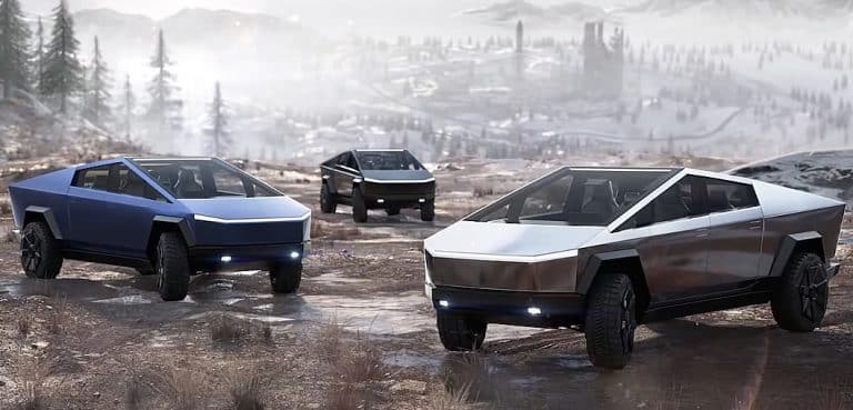 Tesla Cybertruck and new Roadster color options teased in PUBG tie-up