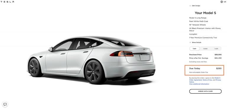 Tesla quietly ups vehicle deposit price from $100 to $250 during AI Day event
