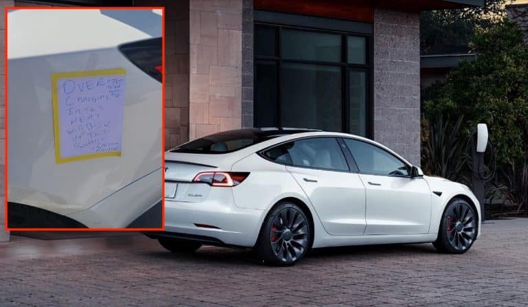 Tesla Model 3 unplugged by “concerned resident” over fears of battery “blow up”