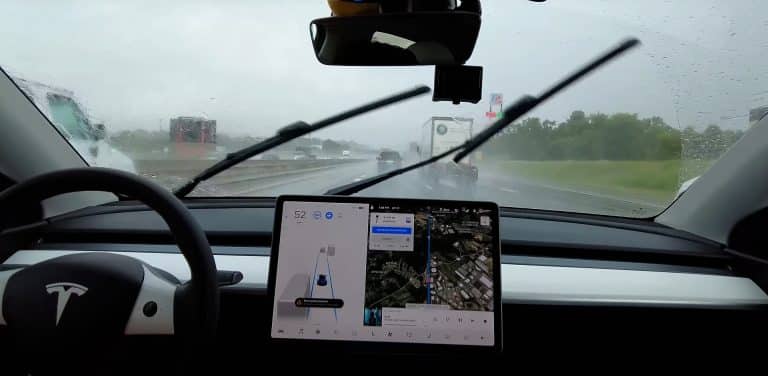 Tesla’s radar-less Autopilot performance improves in heavy rain
