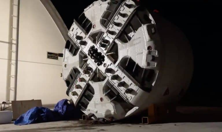 The Boring Company’s 2nd Prufrock tunnel boring machine comes alive in TX