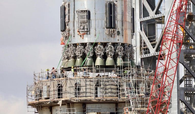 Elon Musk says SpaceX could fire up first orbital-class Super Heavy booster next week