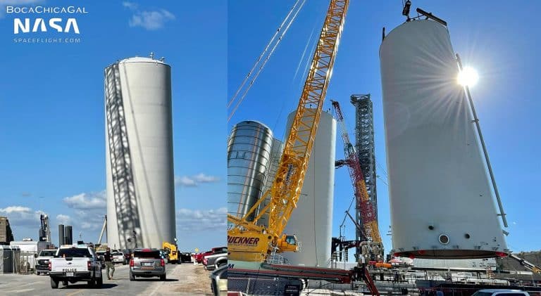 SpaceX rolls second-to-last ‘cryoshell’ to Starbase’s orbital tank farm