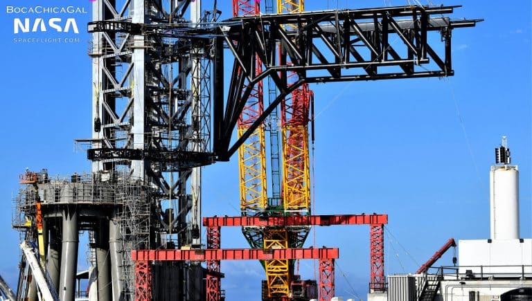 SpaceX begins installing ‘Mechazilla’ arms designed to catch Starship rockets