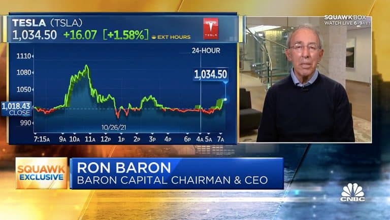 Tesla bull Ron Baron explains the biggest short-term risk for TSLA stock