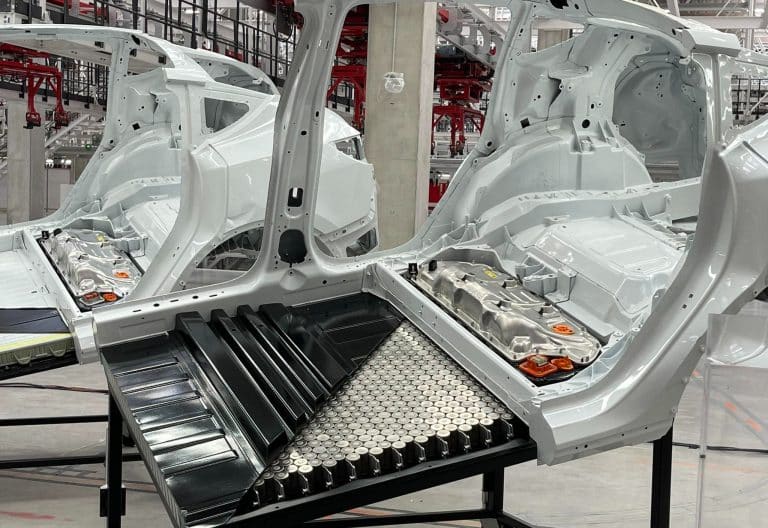 Tesla shows Model Y with 4680 structural pack, new vehicle colors at Giga Berlin Fest