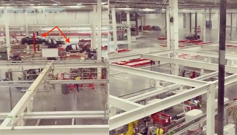Tesla Model Y trial production glimpsed in rare Giga Texas interior video