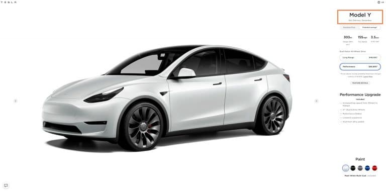 Tesla Model Y Performance nearly sold out for 2021