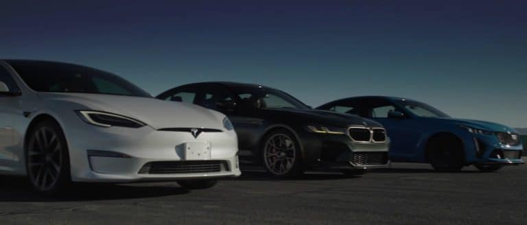 Tesla Model S Plaid joins the Cadillac CTS-V Blackwing in swan song to the combustion engine