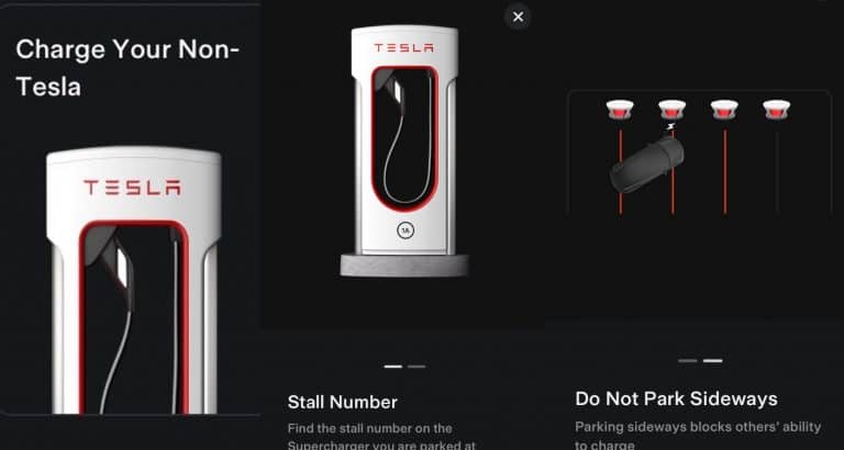 Non-Tesla Supercharger access details teased in app update, includes “anti-ICE-ing” reminder