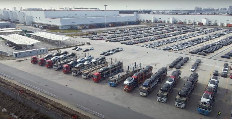 Tesla Gigafactory Shanghai is practically overflowing with Model 3 and Model Y