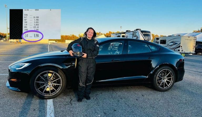 Tesla Model S Plaid runs sub-9-second 1/4-mile for first time