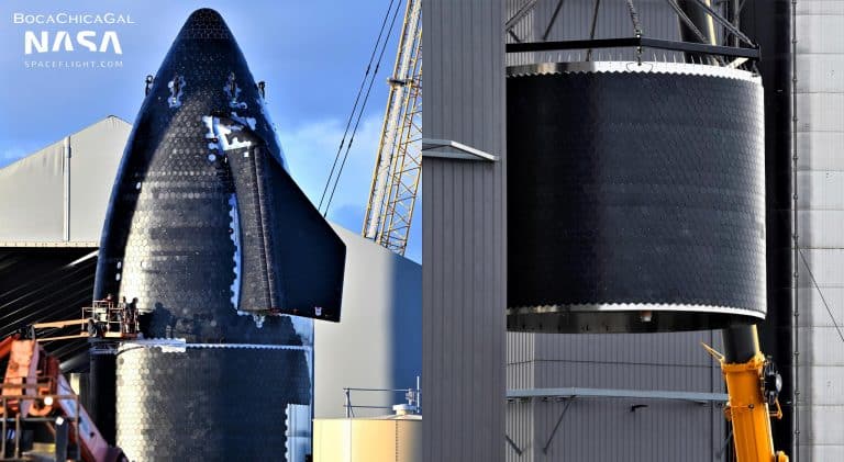 SpaceX stacking two Starships at once for the first time in ten months