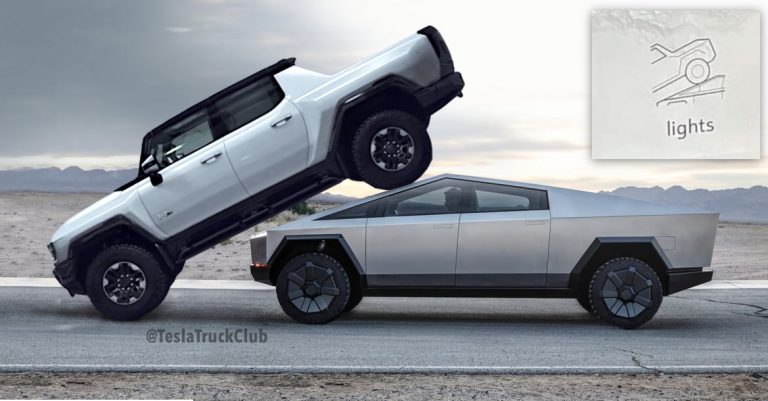 GMC Hummer EV custom icons include cheeky Tesla Cybertruck easter egg