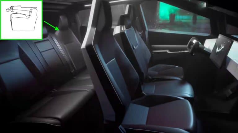 Tesla Cybertruck design patent hints at folding rear seats for more utility and fun