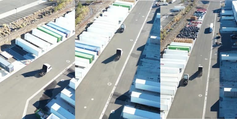 Tesla Semi burns rubber and shows off turning circle in new Giga Nevada sighting