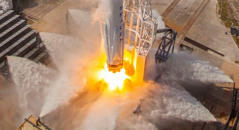 SpaceX static fires Falcon 9 rocket for Italian radar satellite launch