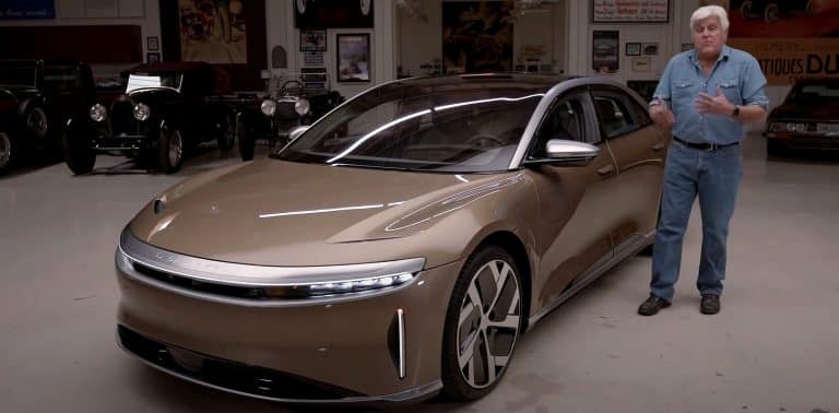 Lucid Air Dream Edition gets an in-depth review and speedy test drive at the hands of Jay Leno