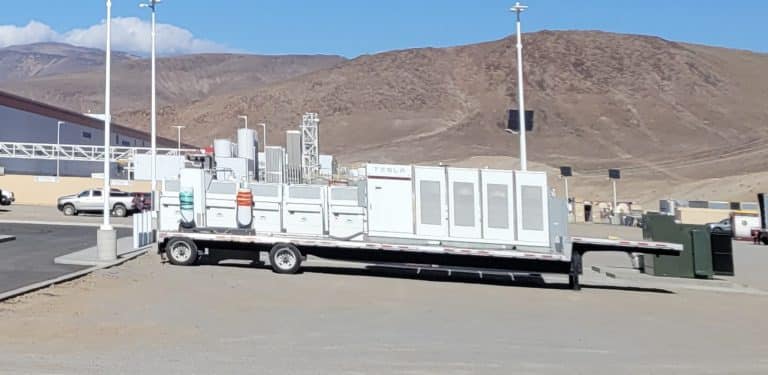 Tesla Giga Nevada images hint at potential mobile “Megacharger” solution