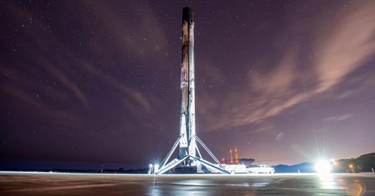 SpaceX’s first converted Falcon Heavy booster already preparing for next launch