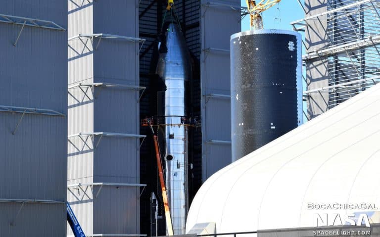 SpaceX finishes stacking new Starship for the first time in six months