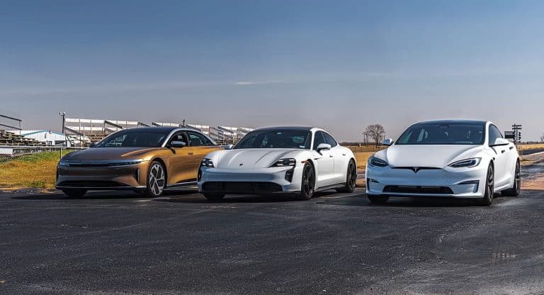 Tesla Model S Plaid races two of the world’s quickest sedans. The results were not close