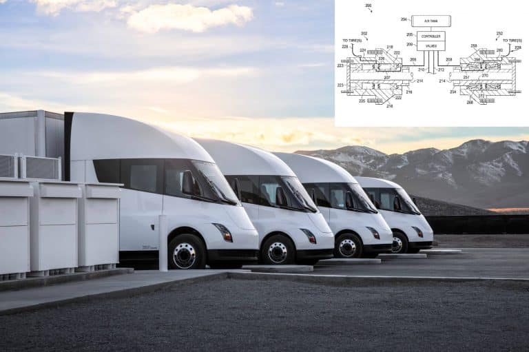 Tesla gets patent for automatic tire inflation system for the Semi